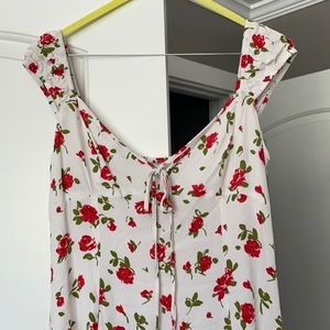 Zara flora mini dress